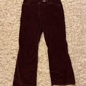 Maroon Corduroy pants